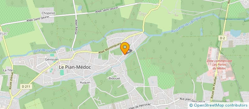localisation de l'entreprise MONSIEUR LAURENT BARON  LE PIAN-MEDOC