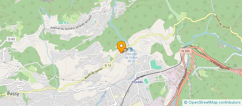 localisation de l'entreprise MONSIEUR LAURENT BARRAL  PASSY