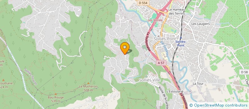 localisation de l'entreprise MONSIEUR LAURENT BARRE  SOLLIES-VILLE