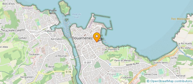 localisation de l'entreprise MONSIEUR LAURENT BARREAU  DOUARNENEZ