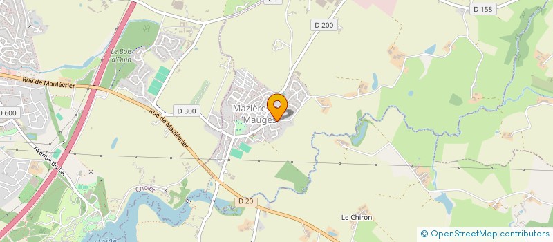 localisation de l'entreprise MONSIEUR LAURENT BARREAU  MAZIERES-EN-MAUGES