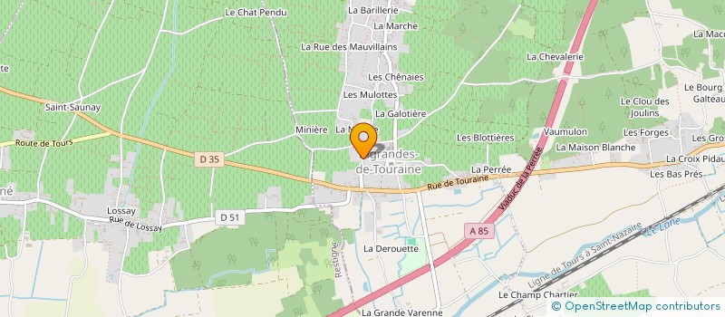 localisation de l'entreprise MONSIEUR LAURENT BARRET à COTEAUX-SUR-LOIRE