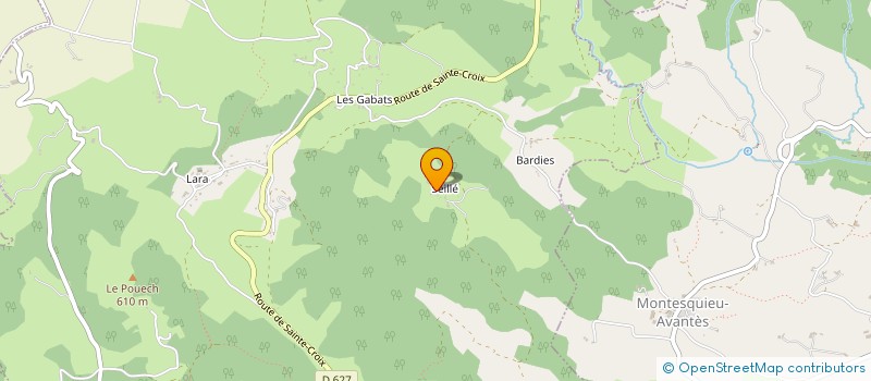 localisation de l'entreprise MONSIEUR LAURENT BARRET à MONTJOIE-EN-COUSERANS