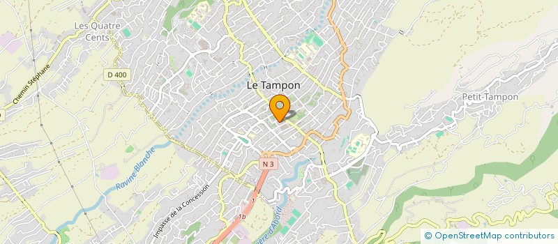 localisation de l'entreprise MONSIEUR LAURENT BARRET  LE TAMPON