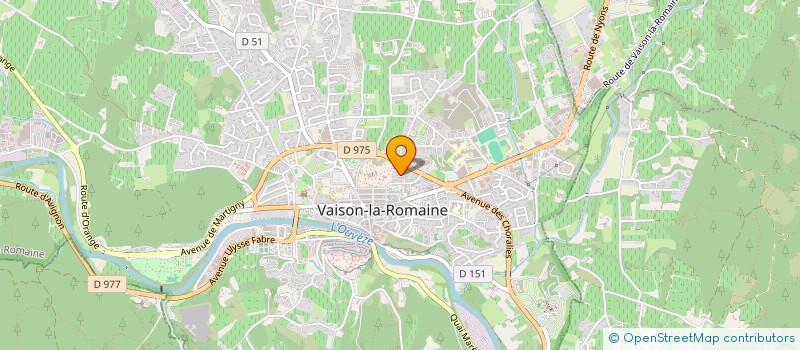 localisation de l'entreprise MONSIEUR LAURENT BARRET  VAISON-LA-ROMAINE