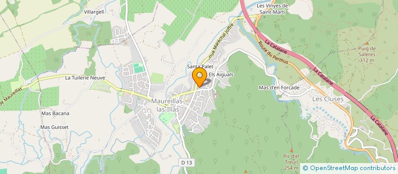 localisation de l'entreprise MONSIEUR LAURENT BARRIERE  MAUREILLAS-LAS-ILLAS