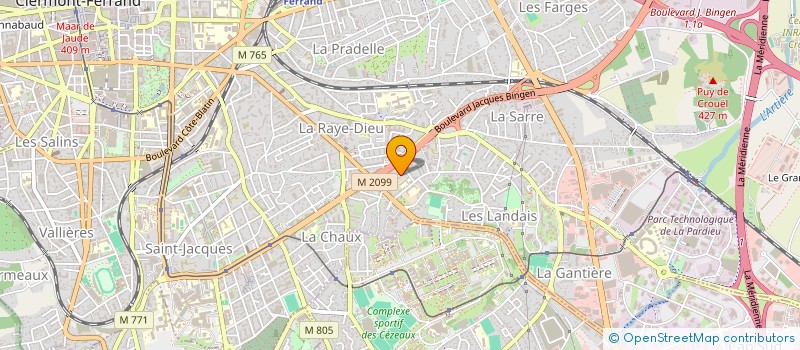 localisation de l'entreprise MONSIEUR LAURENT BARRY à CLERMONT-FERRAND