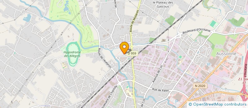 localisation de l'entreprise MONSIEUR LAURENT BARTHEL  MONTAUBAN