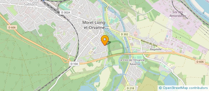 localisation de l'entreprise MONSIEUR LAURENT BARTHEL à MORET-LOING-ET-ORVANNE