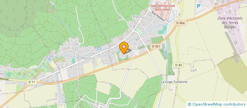 localisation de l'entreprise MONSIEUR LAURENT BARTHELEMY  PIERRY