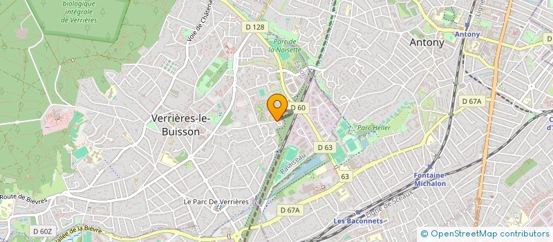 localisation de l'entreprise MONSIEUR LAURENT BASSAGAIX à VERRIERES-LE-BUISSON