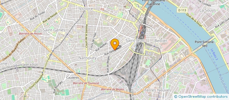 localisation de l'entreprise MONSIEUR LAURENT BASSEMENT  BORDEAUX