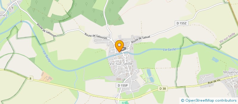 localisation de l'entreprise MONSIEUR LAURENT BASSIERE à VIC-SUR-SEILLE