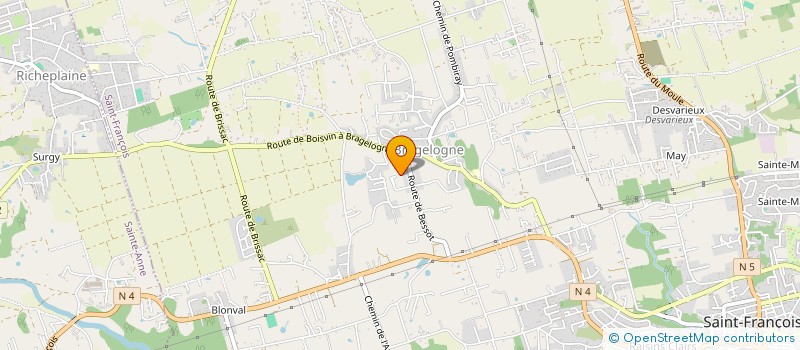 localisation de l'entreprise MONSIEUR LAURENT BASTAREAUD  SAINT-FRANCOIS