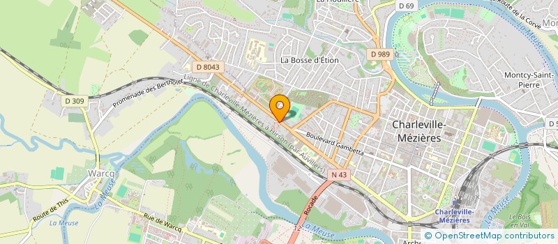 localisation de l'entreprise MONSIEUR LAURENT BATIFOULIER à CHARLEVILLE-MEZIERES