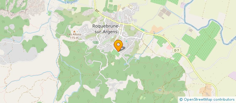 localisation de l'entreprise MONSIEUR LAURENT BATTISTONE à ROQUEBRUNE-SUR-ARGENS