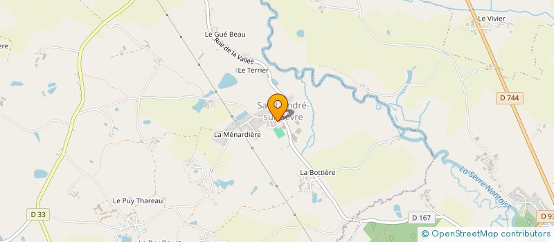 localisation de l'entreprise MONSIEUR LAURENT BAUDIN  SAINT-ANDRE-SUR-SEVRE