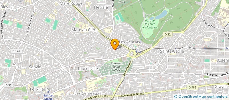 localisation de l'entreprise MONSIEUR LAURENT BAUDOUIN  LE HAVRE