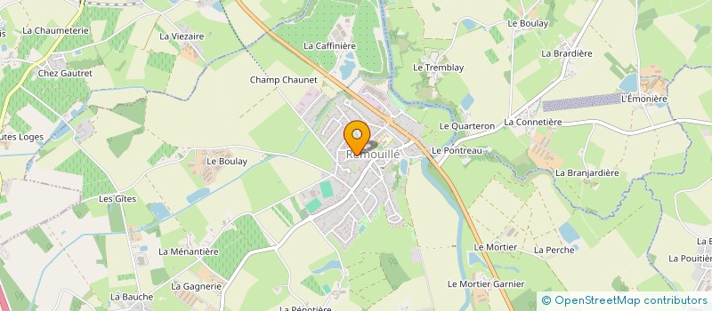 localisation de l'entreprise MONSIEUR LAURENT BAUDRY  GENESTON