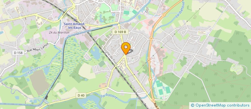 localisation de l'entreprise MONSIEUR LAURENT BAUDUIN  SAINT-AMAND-LES-EAUX