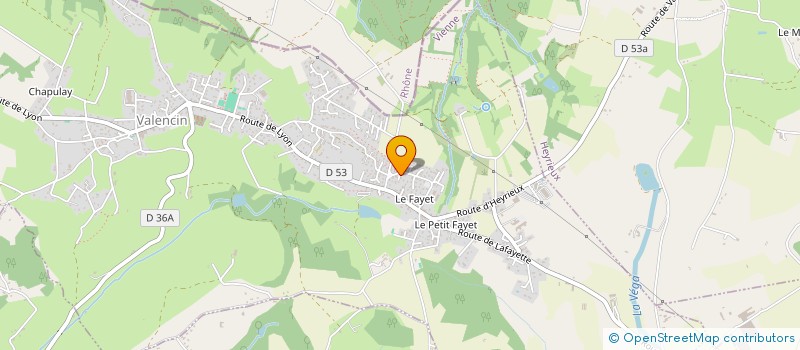 localisation de l'entreprise MONSIEUR LAURENT BAYLE  VALENCIN