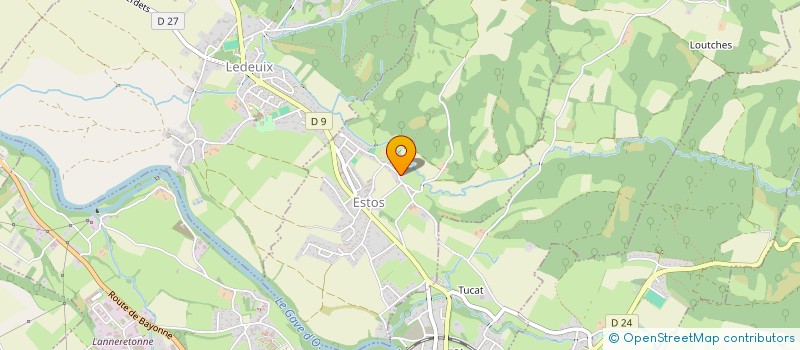 localisation de l'entreprise MONSIEUR LAURENT BAYLE LASSERRE  ESTOS