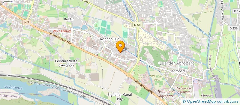 localisation de l'entreprise MONSIEUR LAURENT BAZALGE à AVIGNON