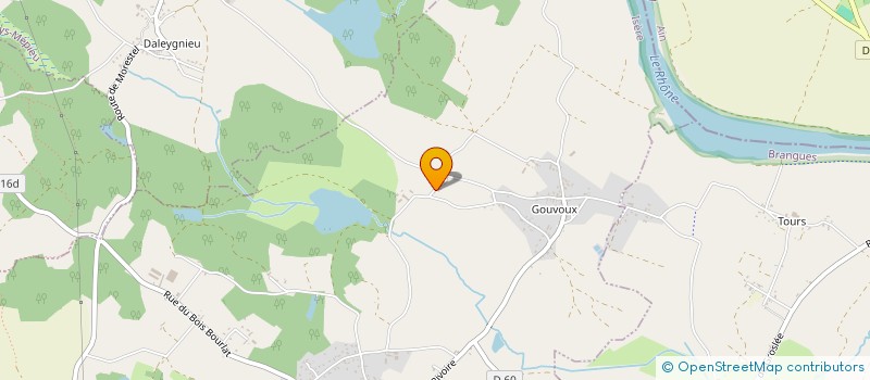 localisation de l'entreprise MONSIEUR LAURENT BAZUREAU  SAINT-VICTOR-DE-MORESTEL