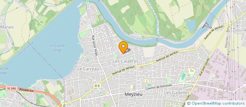 localisation de l'entreprise MONSIEUR LAURENT BEAU  MEYZIEU