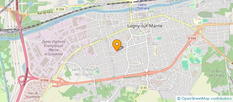 localisation de l'entreprise MONSIEUR LAURENT BEAUCHAMP à LAGNY-SUR-MARNE