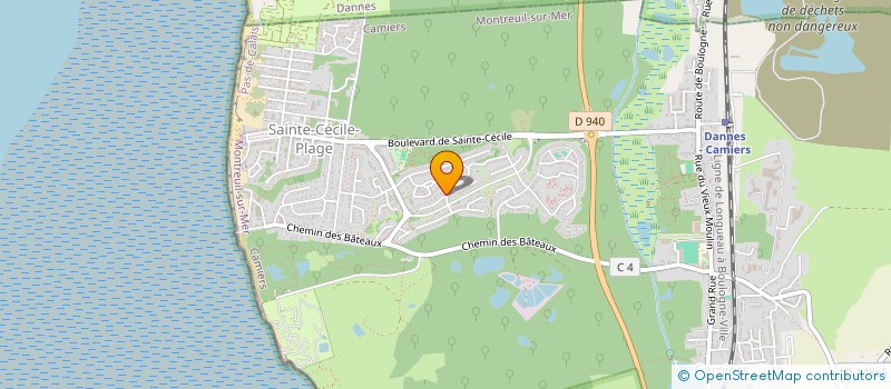 localisation de l'entreprise MONSIEUR LAURENT BEAUDLET  CAMIERS