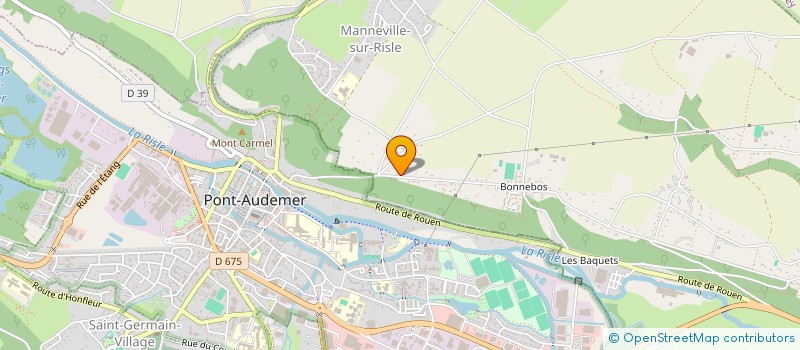 localisation de l'entreprise MONSIEUR LAURENT BEAUDOUIN  MANNEVILLE-SUR-RISLE