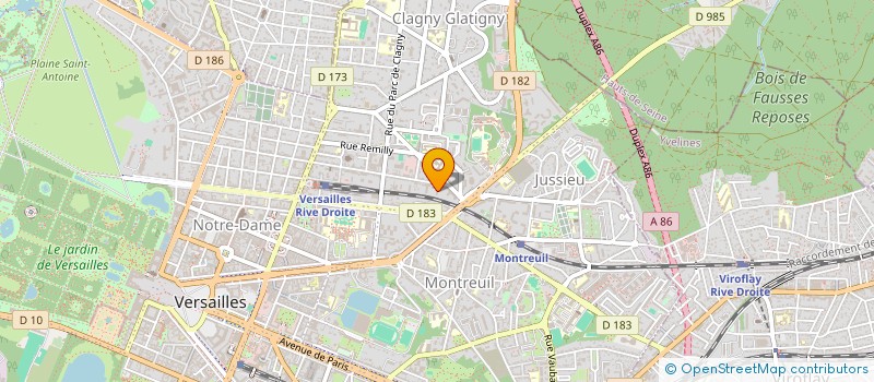 localisation de l'entreprise MONSIEUR LAURENT BEAUMONT à VERSAILLES