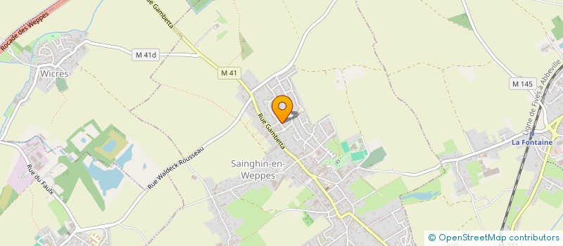 localisation de l'entreprise MONSIEUR LAURENT BEAUREPAIRE  SAINGHIN-EN-WEPPES