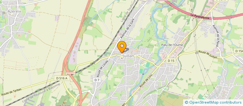 localisation de l'entreprise MONSIEUR LAURENT BEAUXIS  JUILLAN