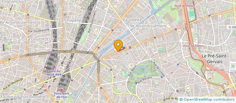 localisation de l'entreprise MONSIEUR LAURENT BECHETOILLE  PARIS