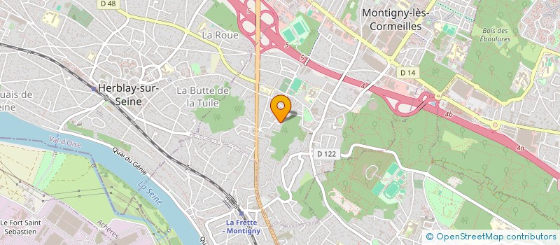 localisation de l'entreprise MONSIEUR LAURENT BECHTEL  MONTIGNY-LES-CORMEILLES