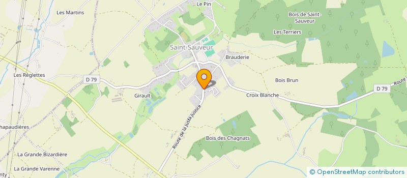 localisation de l'entreprise MONSIEUR LAURENT BECONNIER  SENILLE-SAINT-SAUVEUR