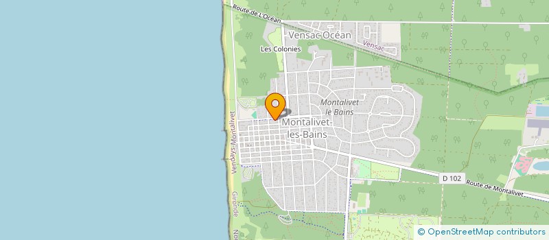 localisation de l'entreprise MONSIEUR LAURENT BEDOURET  VENDAYS-MONTALIVET