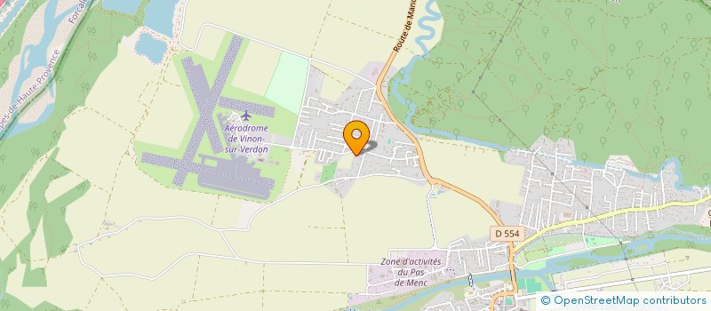 localisation de l'entreprise MONSIEUR LAURENT BEGOT  VINON-SUR-VERDON