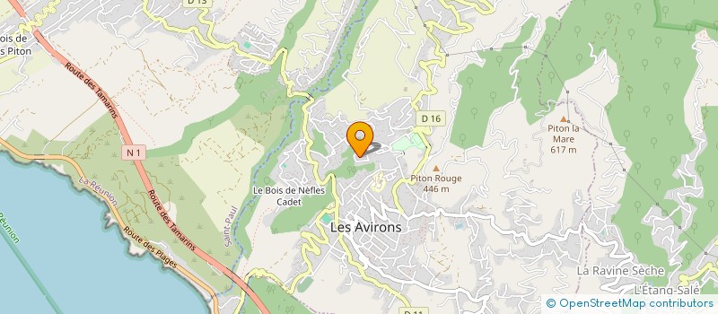localisation de l'entreprise MONSIEUR LAURENT BELIN à LES AVIRONS