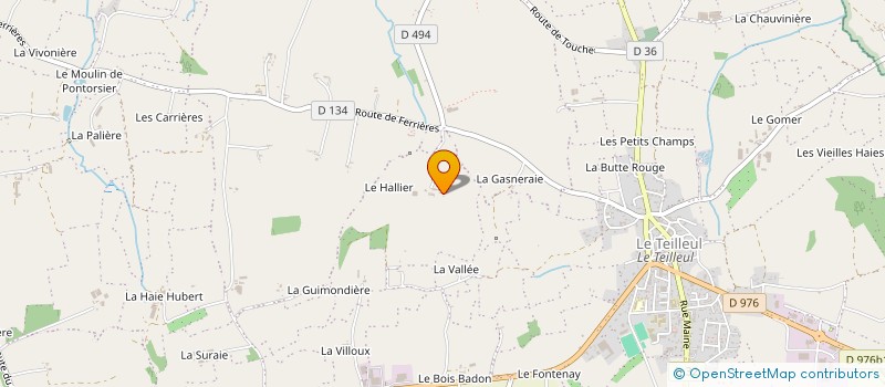 localisation de l'entreprise MONSIEUR LAURENT BELLAIZE  LE TEILLEUL