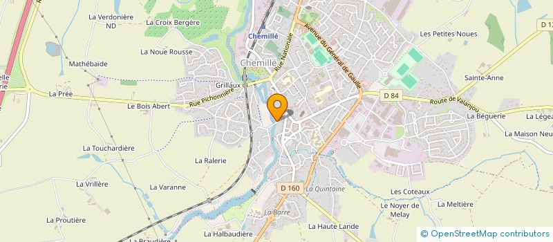 localisation de l'entreprise MONSIEUR LAURENT BELLANGER à CHEMILLE-EN-ANJOU