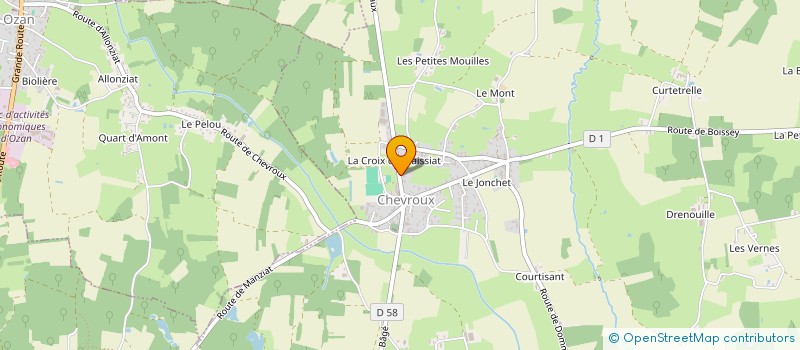 localisation de l'entreprise MONSIEUR LAURENT BELLENGUEZ  CHEVROUX