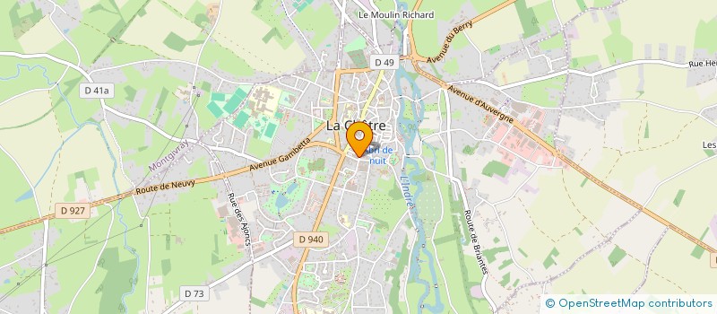 localisation de l'entreprise MONSIEUR LAURENT BELLIARD à LA CHATRE