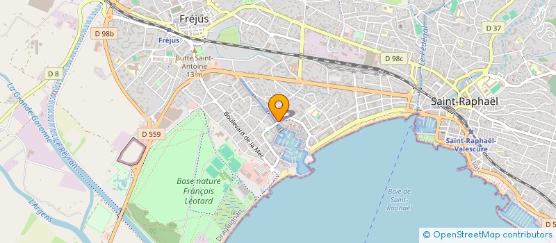 localisation de l'entreprise MONSIEUR LAURENT BELLOEUF  FREJUS