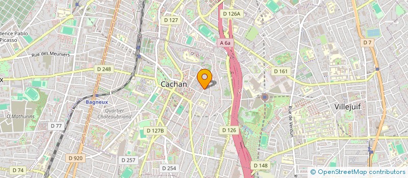 localisation de l'entreprise MONSIEUR LAURENT BELLONI à CACHAN