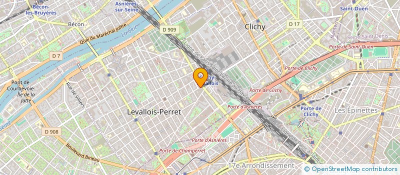 localisation de l'entreprise MONSIEUR LAURENT BELLOS à LEVALLOIS-PERRET