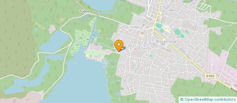 localisation de l'entreprise MONSIEUR LAURENT BEME  BISCARROSSE