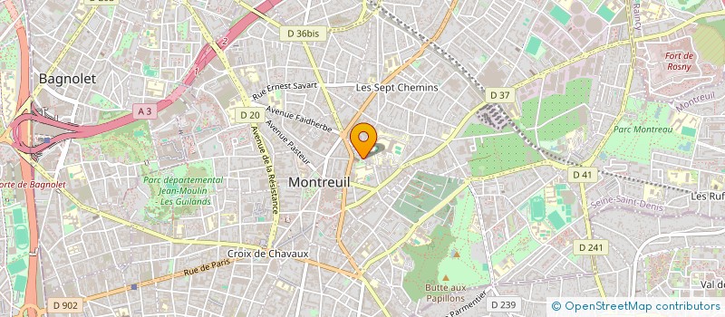 localisation de l'entreprise MONSIEUR LAURENT BEN DAYAN à MONTREUIL